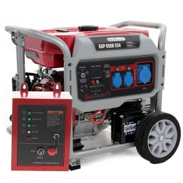 GeoTech Pro GGP 9500 ESA generaattori 7 5 kW AVR sähkökäynnistys ja ATS