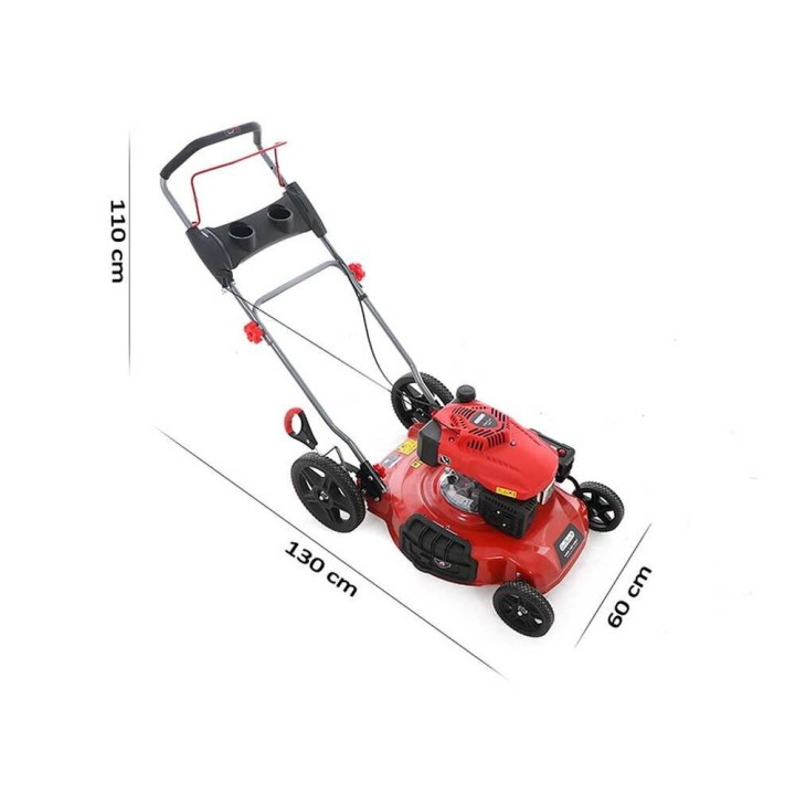 GeoTech M50-160 MSW silppuava ruohonleikkuri, 161 cm³, 51 cm