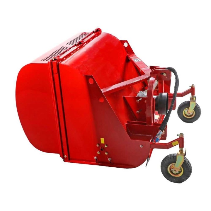 GeoTech Pro CFL160 traktorimurskain keruusäiliöllä, 160 cm, 35–40 HP
