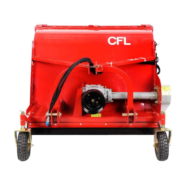GeoTech Pro CFL160 traktorimurskain keruusäiliöllä, 160 cm, 35–40 HP