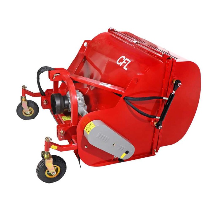 GeoTech Pro CFL160 traktorimurskain keruusäiliöllä, 160 cm, 35–40 HP