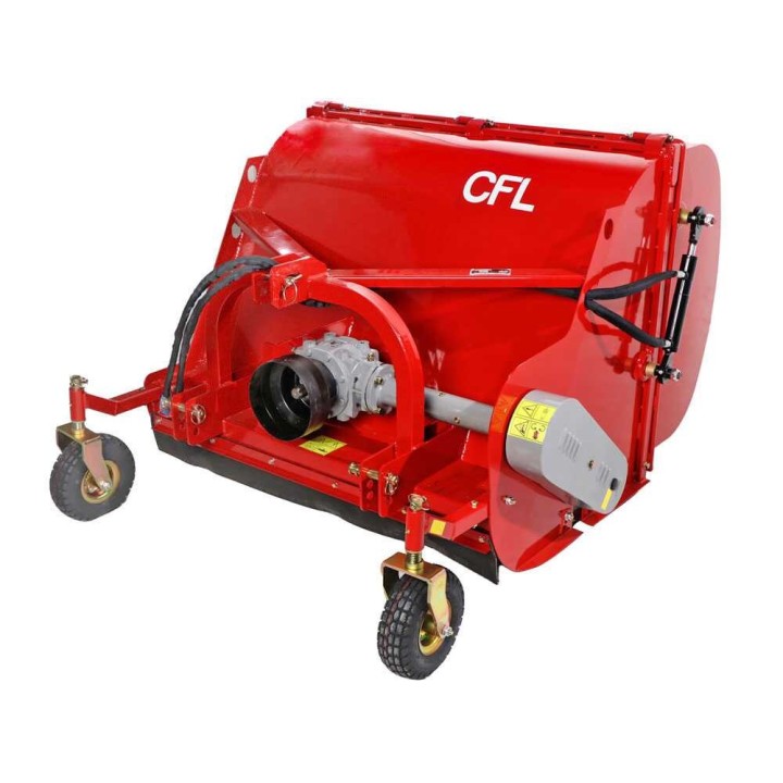 GeoTech Pro CFL160 traktorimurskain keruusäiliöllä, 160 cm, 35–40 HP