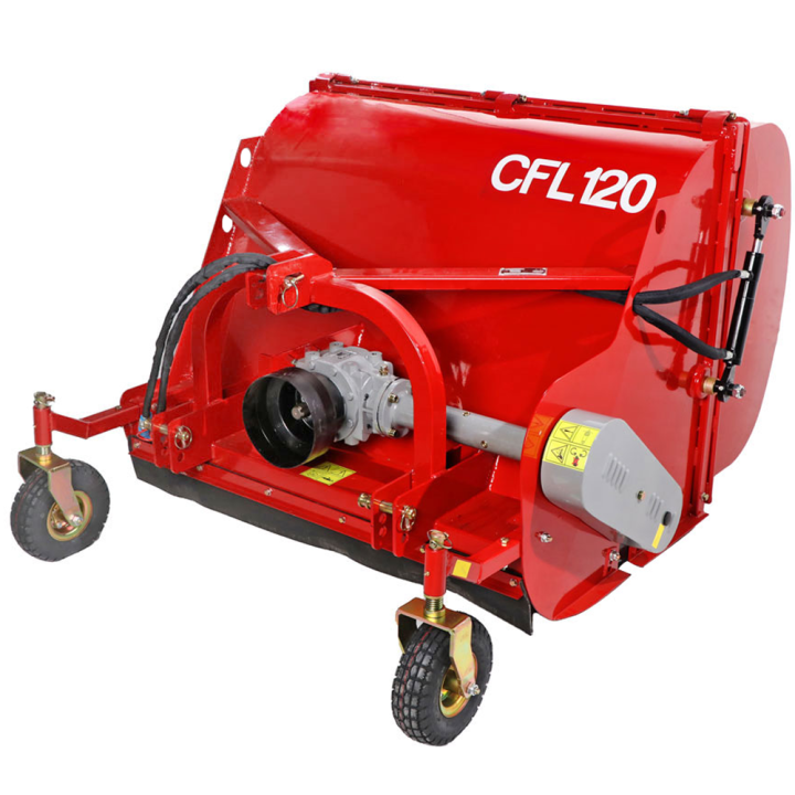GeoTech Pro CFL120 traktorimurskain keruusäiliöllä 120 cm 30 35 HP