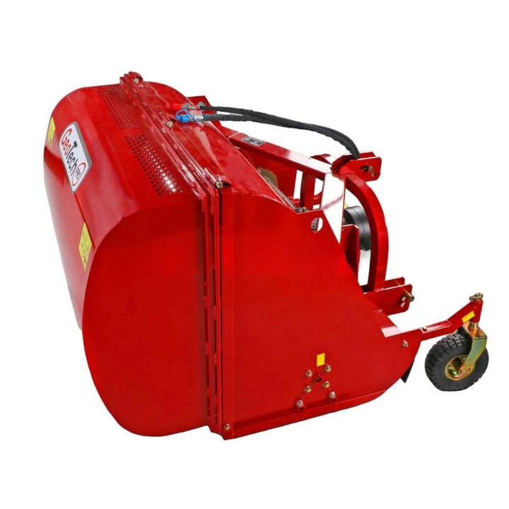 GeoTech Pro CFL120 traktorimurskain keruusäiliöllä, 120 cm, 30–35 HP