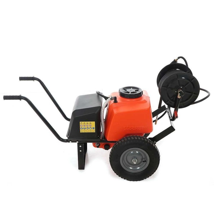 Stocker Art. 301 akkukäyttöinen ruiskupumppu kärryllä, 40 l, 12 V