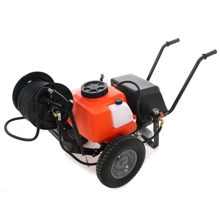 Stocker Art. 301 akkukäyttöinen ruiskupumppu kärryllä, 40 l, 12 V
