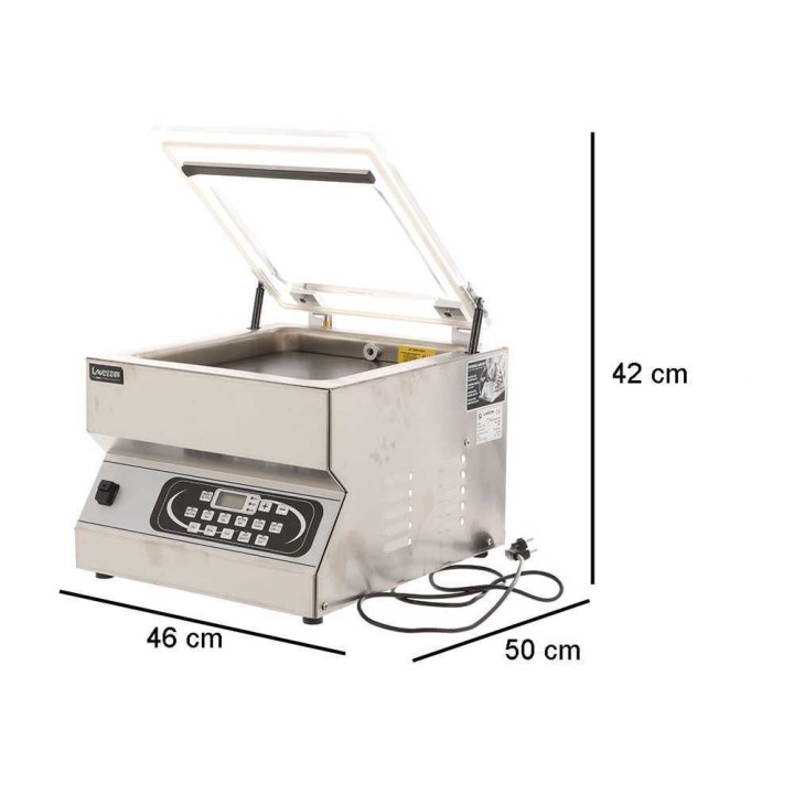 Euro 3700 Top Inox kammiotyhjiöpakkaaja, 35 cm, 650 W