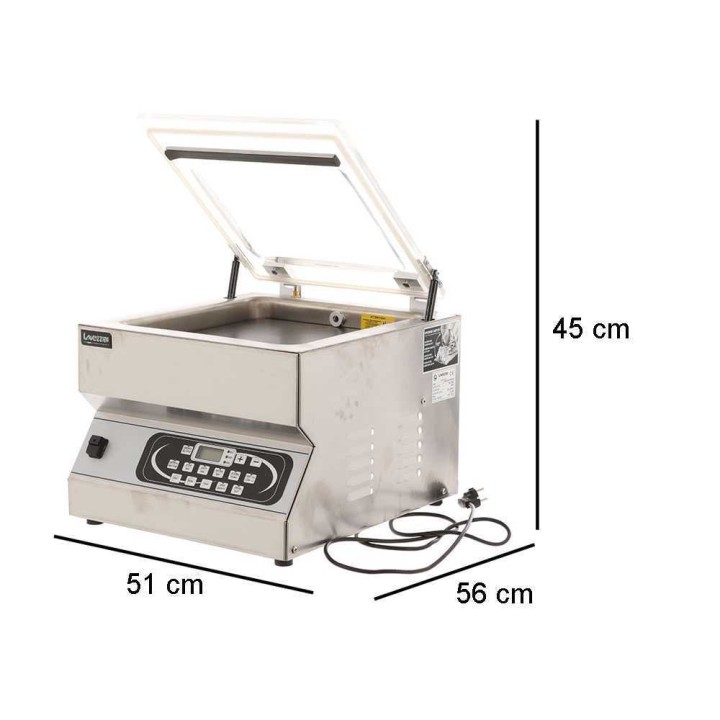 Euro 4200 TOP INOX kammio­tyhjiöpakkauskone, 950 W, 40 cm
