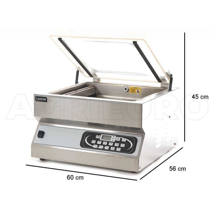 Euro 4700 TOP INOX -kammiotyhjiöpakkaaja, 950 W, 45 cm