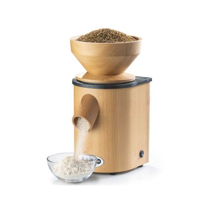 Mockmill Professional 200 viljamylly, 600 W, puu ja HI-MAC, 200 g/min