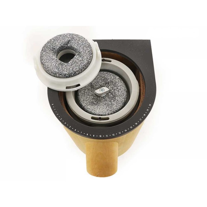 Mockmill Professional 200 viljamylly, 600 W, puu ja HI-MAC, 200 g/min