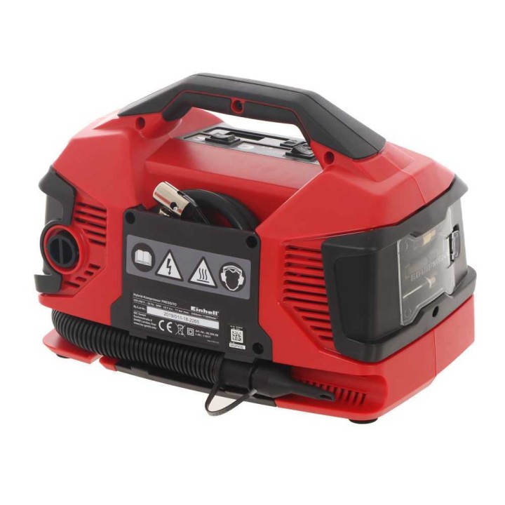 Einhell Pressito TE-AC 18711 LiAC akkukompressori, 11 bar, 21 l/min, ilman akkua ja laturia