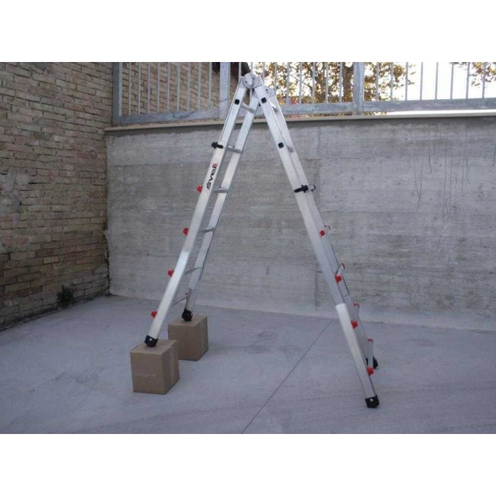 Svelt Scalissima GR SSCAL010 teleskooppitikas, 10 + 10 askelmaa, 5,14 m, alumiini