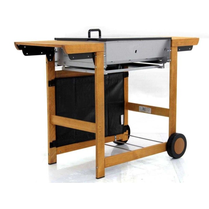 Campingaz Adelaide 3 Woody Dualgas -kaasugrilli, 3 poltinta, 14 kW, nestekaasu tai metaani