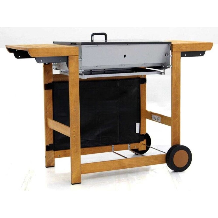 Campingaz Adelaide 3 Woody Dualgas -kaasugrilli, 3 poltinta, 14 kW, nestekaasu tai metaani