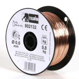 Telwin teräslankakela 0 6 mm 0 8 kg