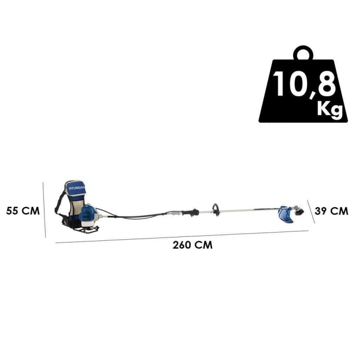 Hyundai TT-BG520-2 reppuraivaussaha, 52 cm³, 3 HP