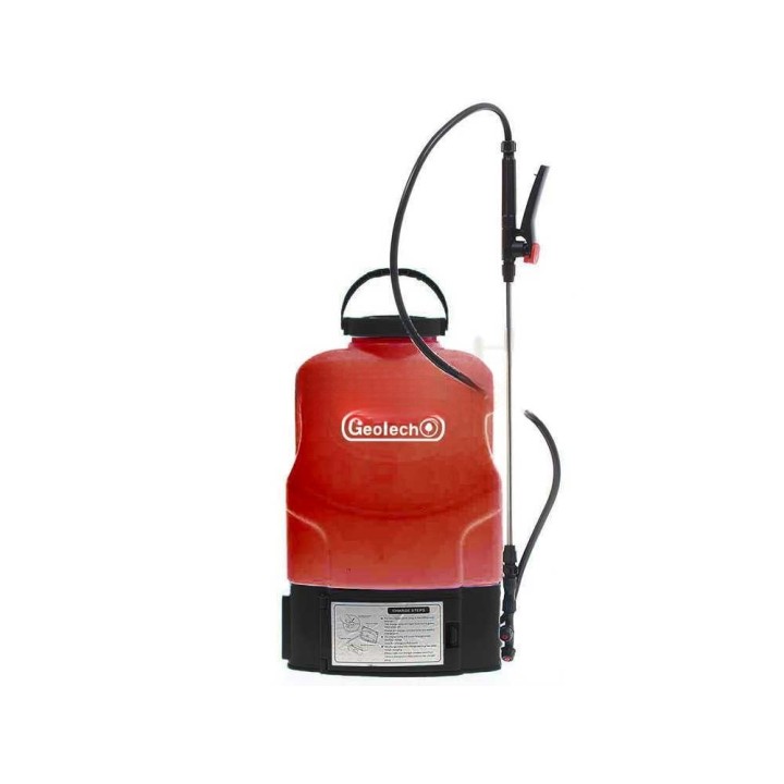 GeoTech BS185-Lithium akkukäyttöinen selkäreppuruisku, 18 l, 12 V, 8 Ah