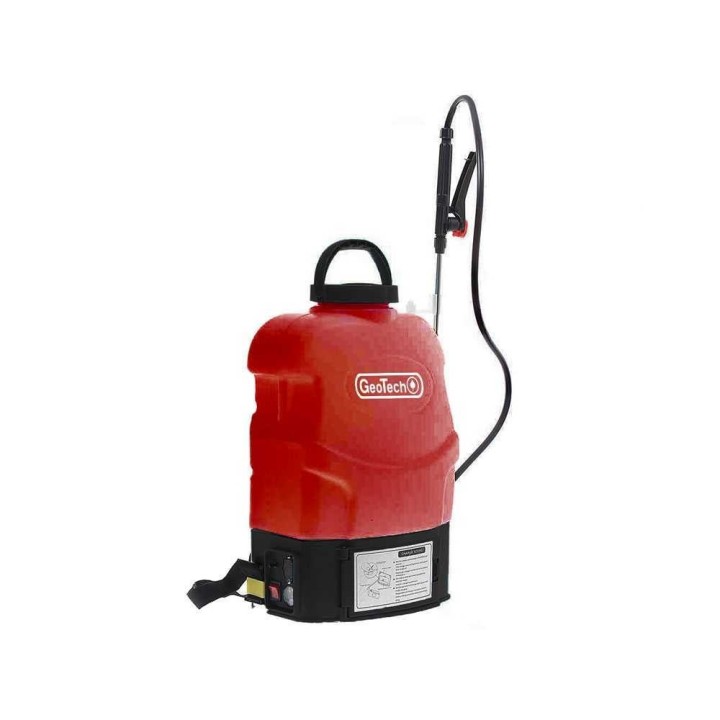 GeoTech BS185-Lithium akkukäyttöinen selkäreppuruisku, 18 l, 12 V, 8 Ah