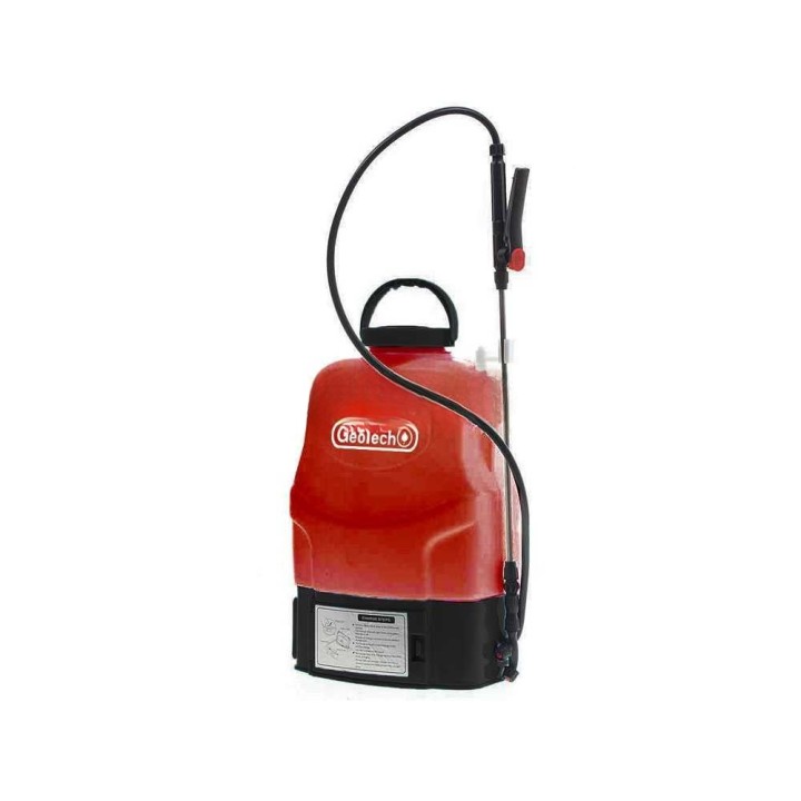 GeoTech BS185-Lithium akkukäyttöinen selkäreppuruisku, 18 l, 12 V, 8 Ah