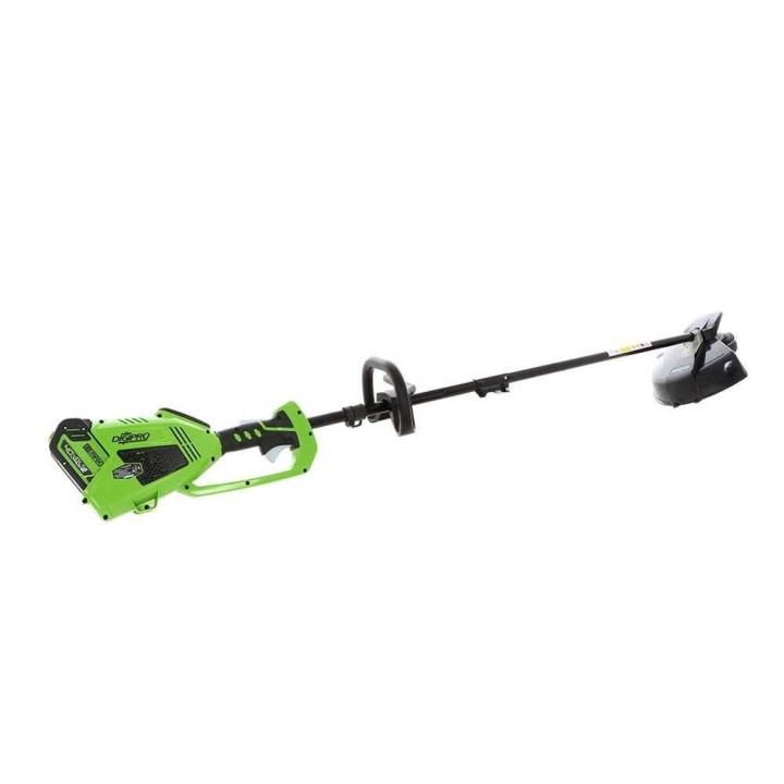 Greenworks GD40BC akkuraivaussaha, 40 V, 4 Ah, siimapää ja nelihampainen terä
