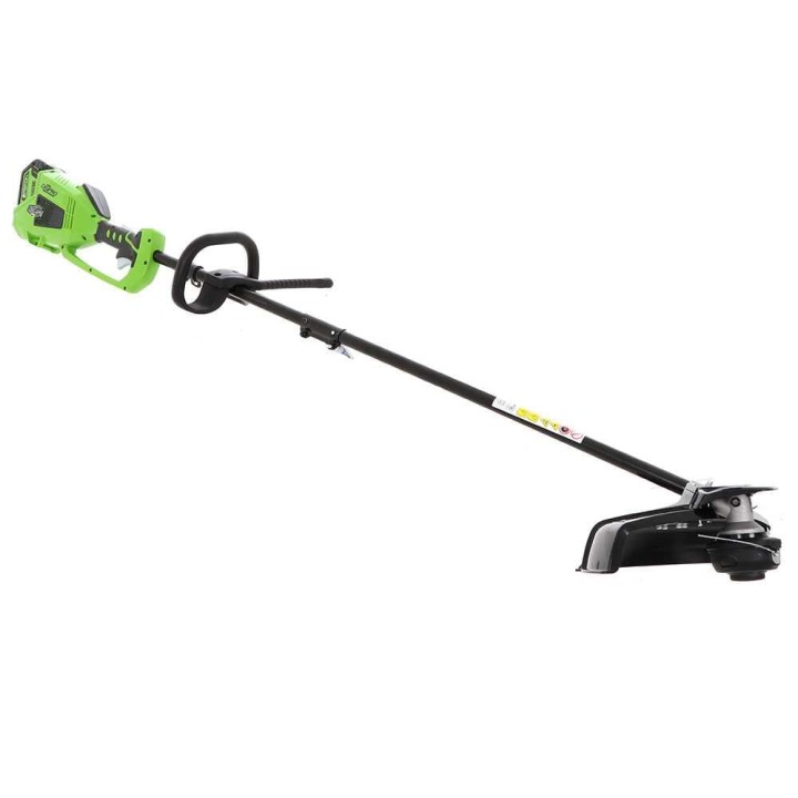 Greenworks GD40BC akkuraivaussaha, 40 V, 4 Ah, siimapää ja nelihampainen terä