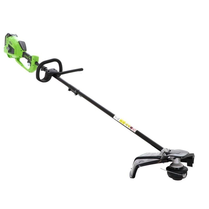 Greenworks GD40BC akkuraivaussaha, 40 V, 4 Ah, siimapää ja nelihampainen terä