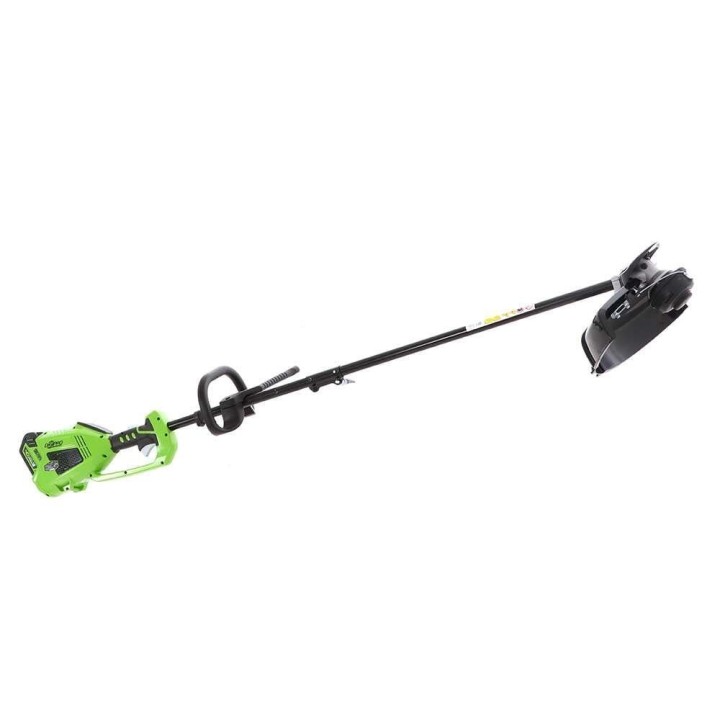 Greenworks GD40BC akkuraivaussaha, 40 V, 4 Ah, siimapää ja nelihampainen terä