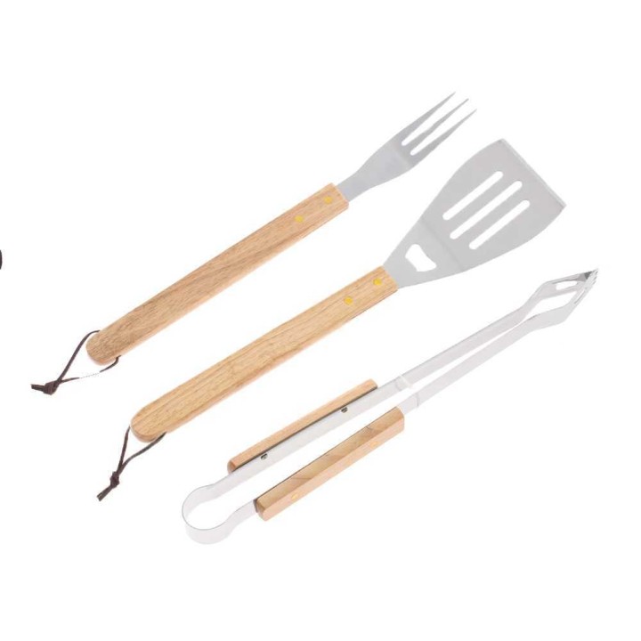 BBQ-esiliinasetti tarvikkeilla ja grilliharjalla, 3 toimintoa