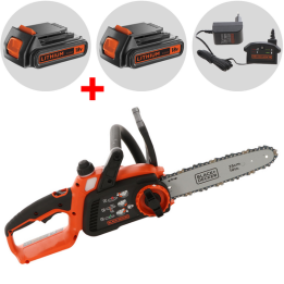 Black Decker GKC1825L20 QW akkuketjusaha 18 V 25 cm 2 Ah lisäakku