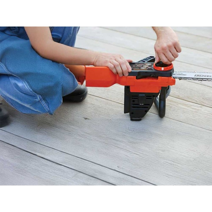 Black & Decker GKC1825L20-QW akkuketjusaha, 18 V, 25 cm, 2 Ah + lisäakku