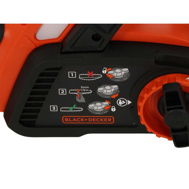 Black & Decker GKC1825L20-QW akkuketjusaha, 18 V, 25 cm, 2 Ah + lisäakku