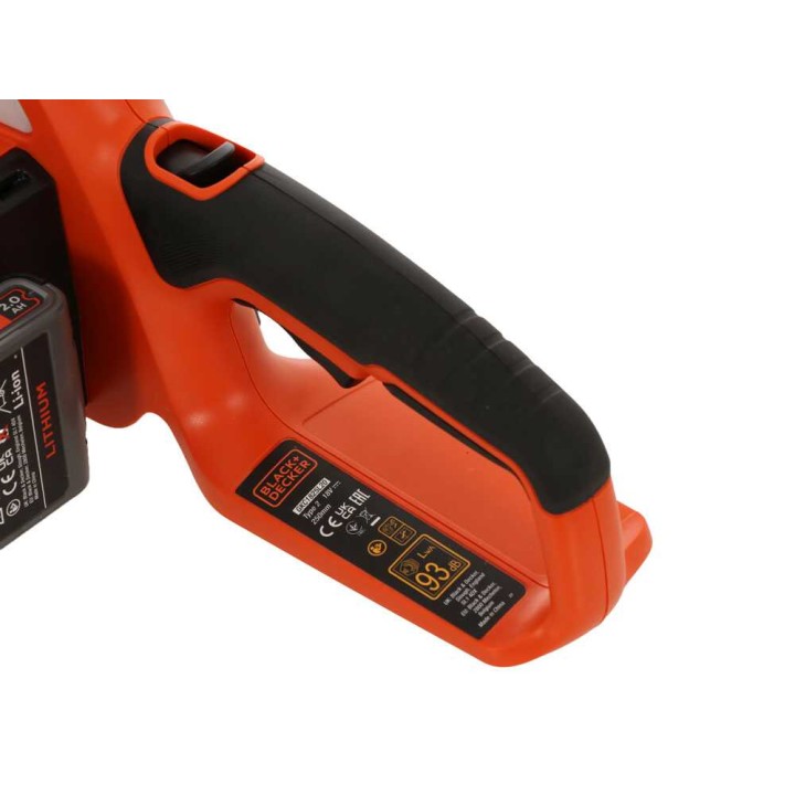 Black & Decker GKC1825L20-QW akkuketjusaha, 18 V, 25 cm, 2 Ah + lisäakku