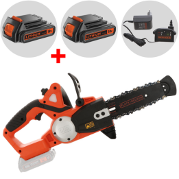 Black Decker GKC1820L20 QW akkuketjusaha 18 V 20 cm 2 Ah