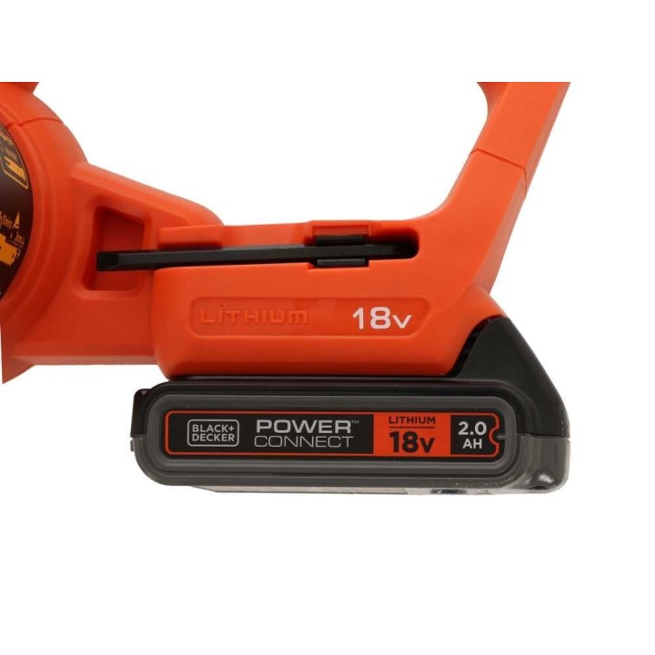 Black & Decker GKC1820L20-QW akkuketjusaha, 18 V, 20 cm, 2 Ah