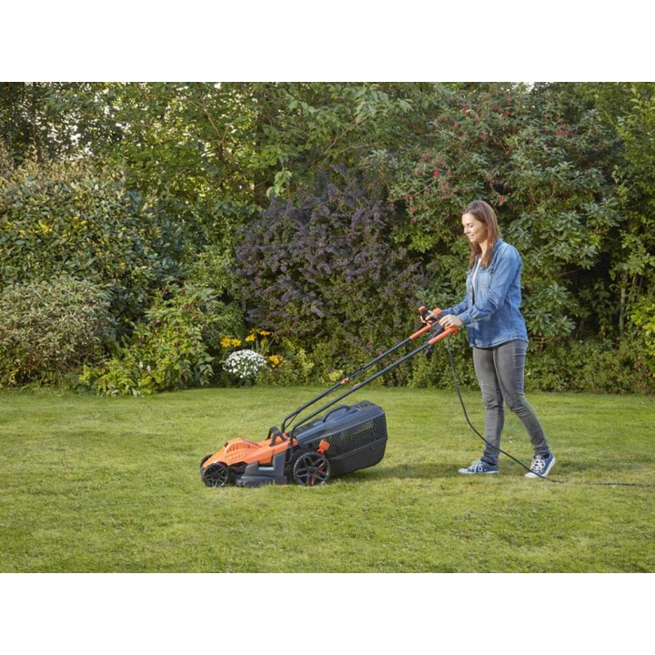 Black & Decker BEMW461BH-QS sähköruohonleikkuri, 1 400 W, 34 cm