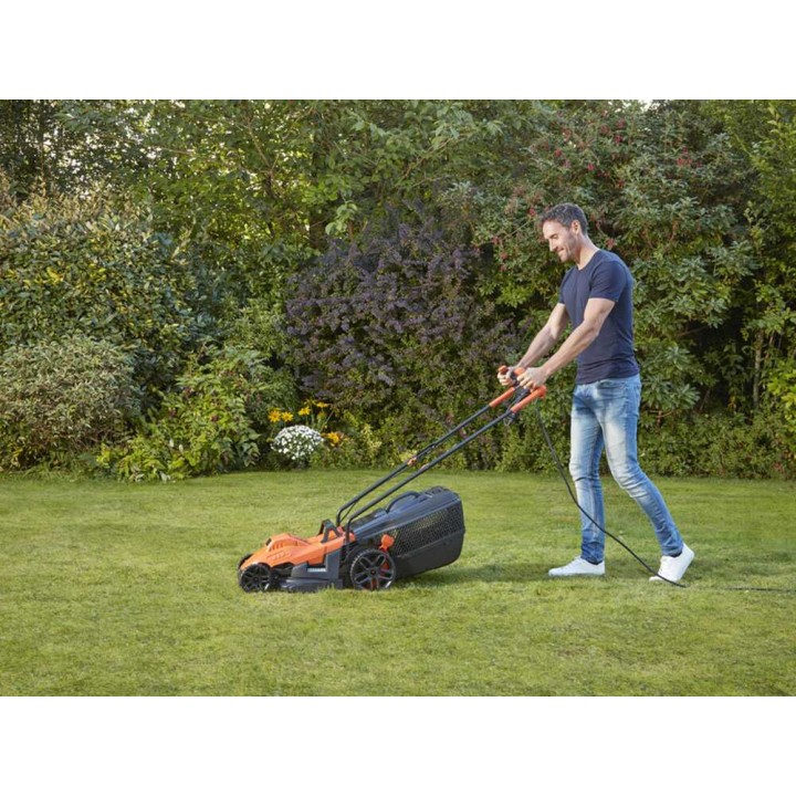 Black & Decker BEMW461BH-QS sähköruohonleikkuri, 1 400 W, 34 cm