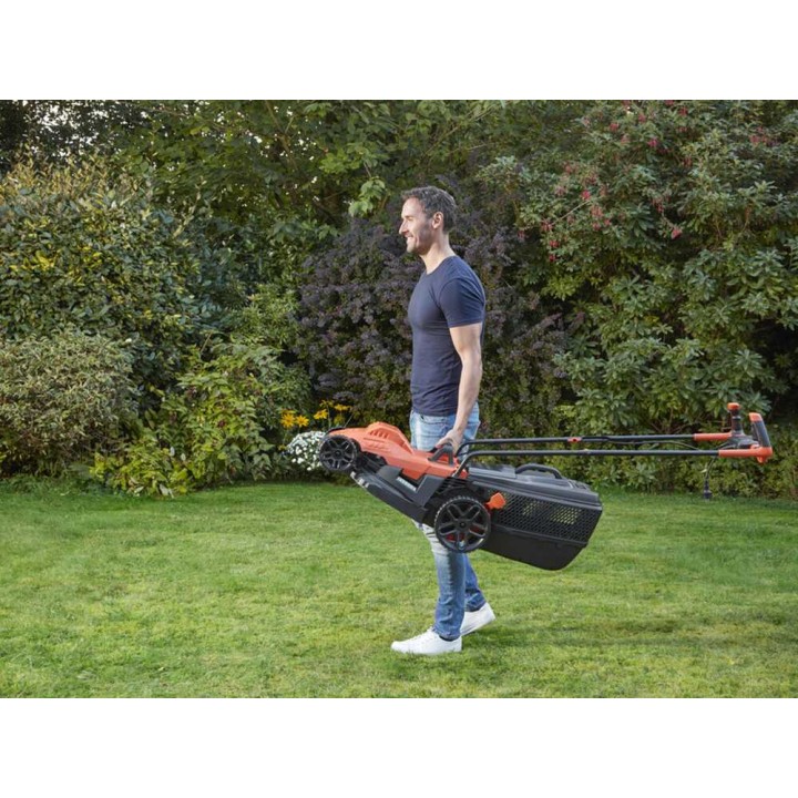 Black & Decker BEMW461BH-QS sähköruohonleikkuri, 1 400 W, 34 cm