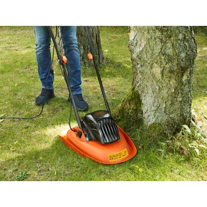 Black & Decker BEMWH551-QS sähköinen ilmatyynyruohonleikkuri, 1 200 W, 32 cm