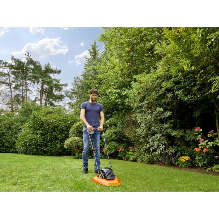 Black & Decker BEMWH551-QS sähköinen ilmatyynyruohonleikkuri, 1 200 W, 32 cm