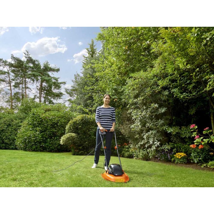Black & Decker BEMWH551-QS sähköinen ilmatyynyruohonleikkuri, 1 200 W, 32 cm