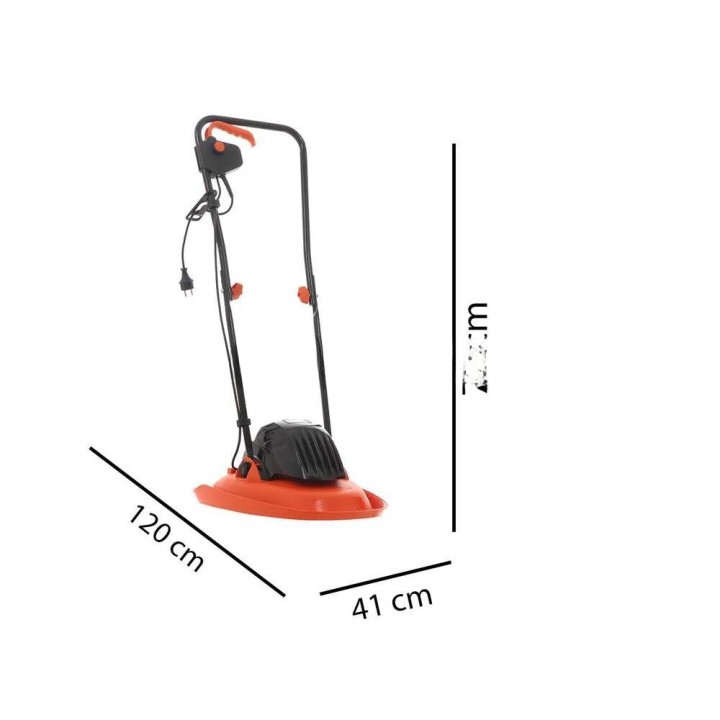 Black & Decker BEMWH551-QS sähköinen ilmatyynyruohonleikkuri, 1 200 W, 32 cm