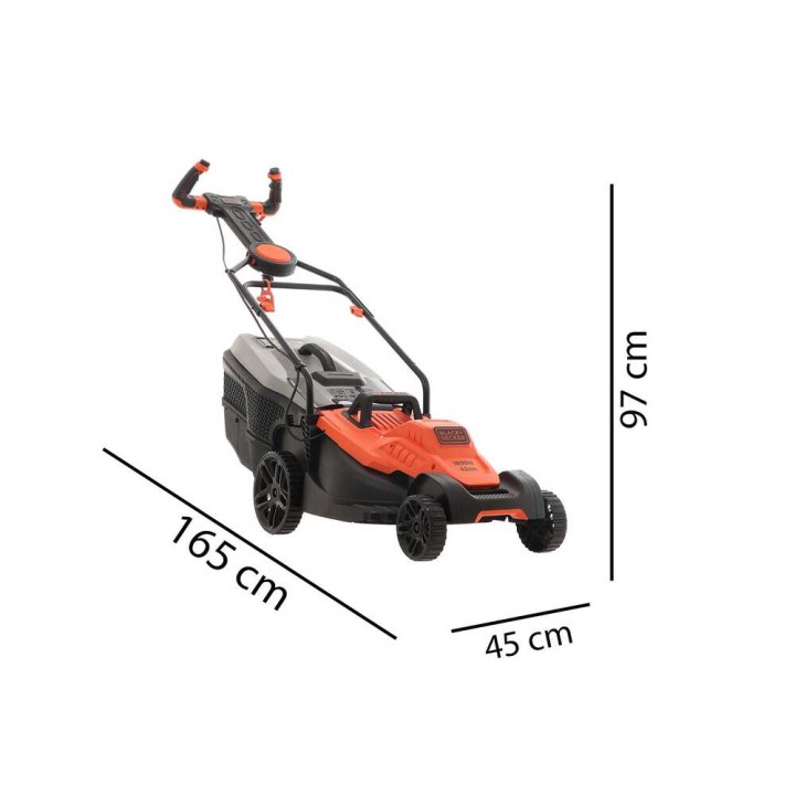 Black & Decker BEMW481ES-QS sähköruohonleikkuri, 1 800 W, 42 cm
