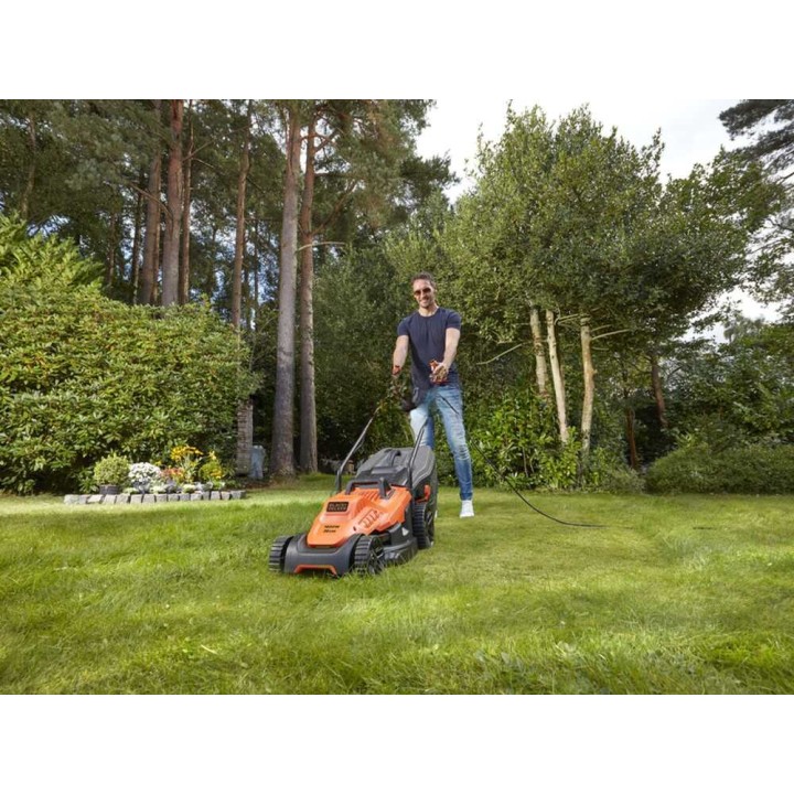 Black & Decker BEMW471ES-QS sähköruohonleikkuri, 1 600 W, 38 cm