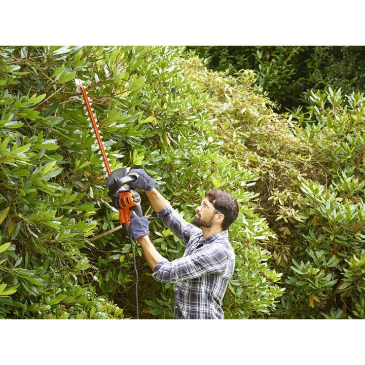 Black & Decker BEHTS451-QS sähkökäyttöinen pensasleikkuri, 550 W, 60 cm