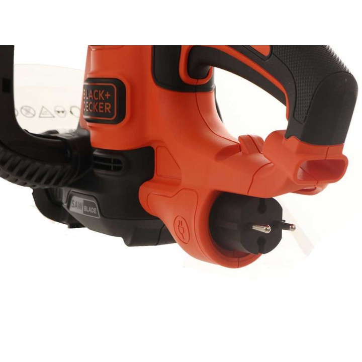 Black & Decker BEHTS451-QS sähkökäyttöinen pensasleikkuri, 550 W, 60 cm