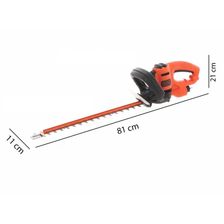 Black & Decker BETHS301-QS sähköinen pensasleikkuri, 500 W, 50 cm, 230 V