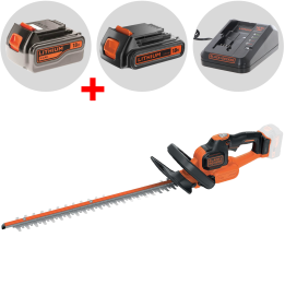 Black Decker GTC18504PC QW akkukäyttöinen pensasleikkuri 18 V 50 cm