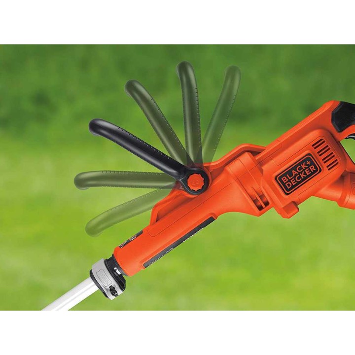 Black & Decker GL7033-QS sähköinen reunatrimmeri, 700 W, telescopinen varsi