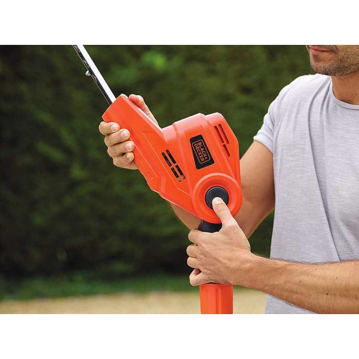 Black & Decker PH5551-QS sähköpensasleikkuri, 550 W, 51 cm, teleskooppivarsi